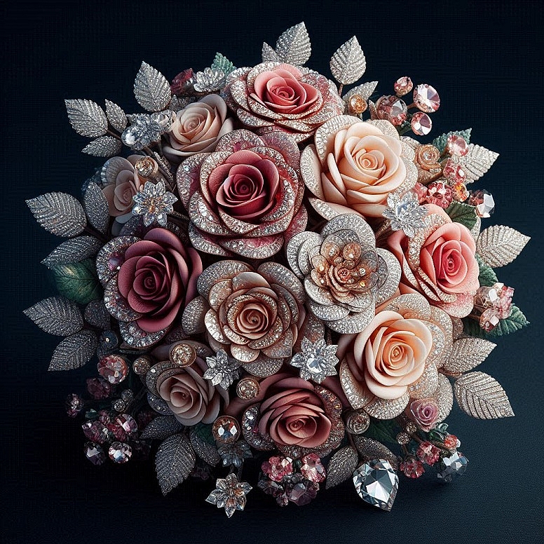 diamond bouquet