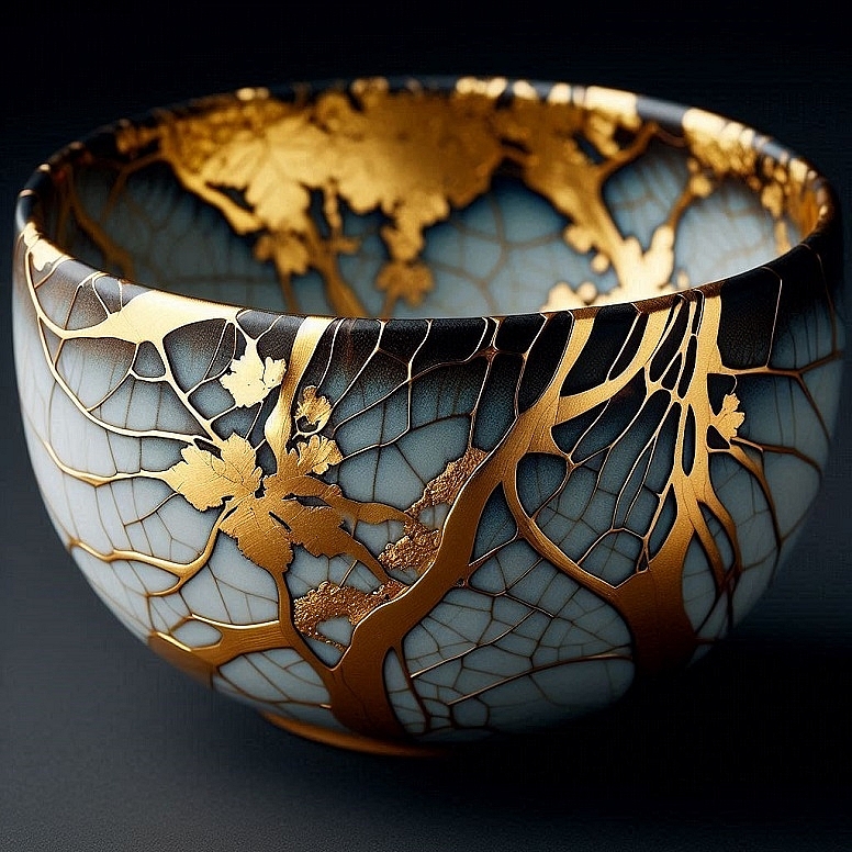 gold kintsugi