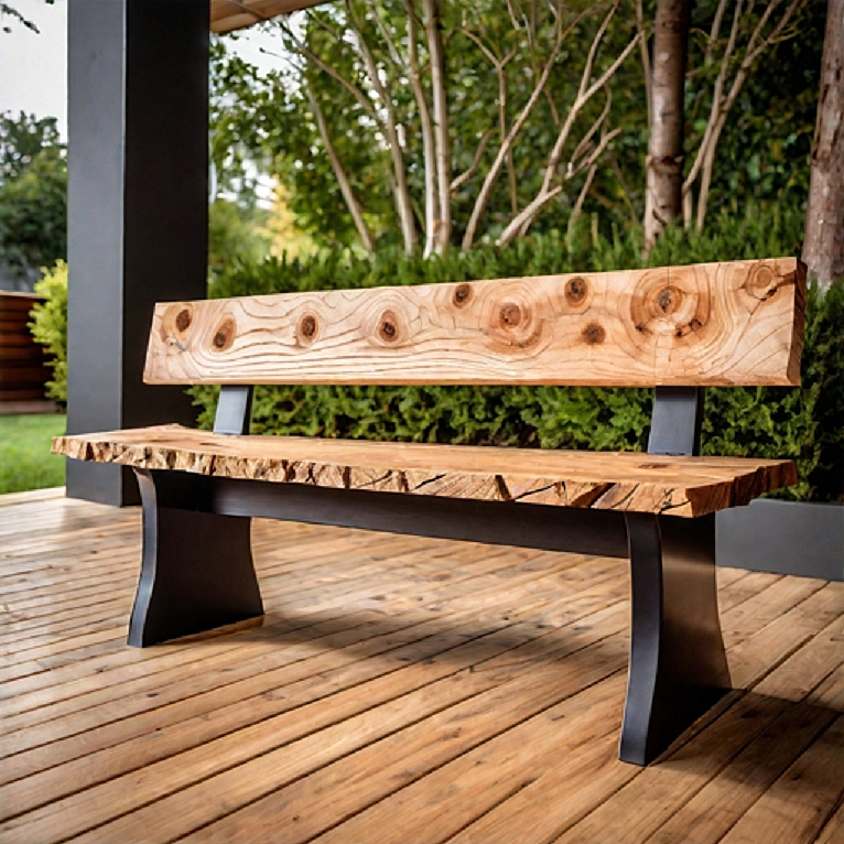 wood bench